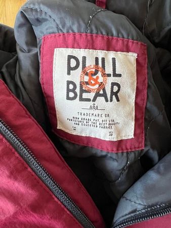 Pull&Bear Winterjacke, Gr. M, Top Zustand, Weinrot!