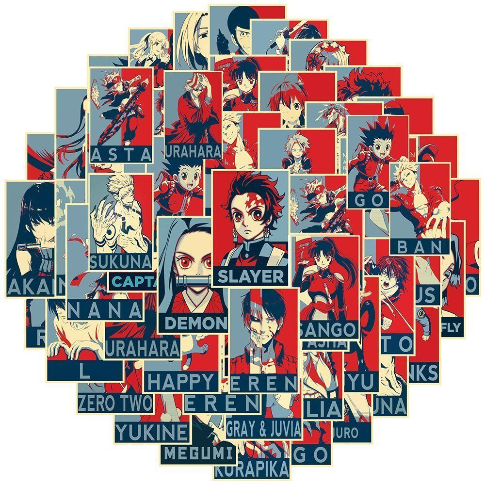 Sticker: 50 stk. Anime Aufkleber – Nuovo e nell'imballaggio originale da Uerkheim venduto da Kaufoption 4