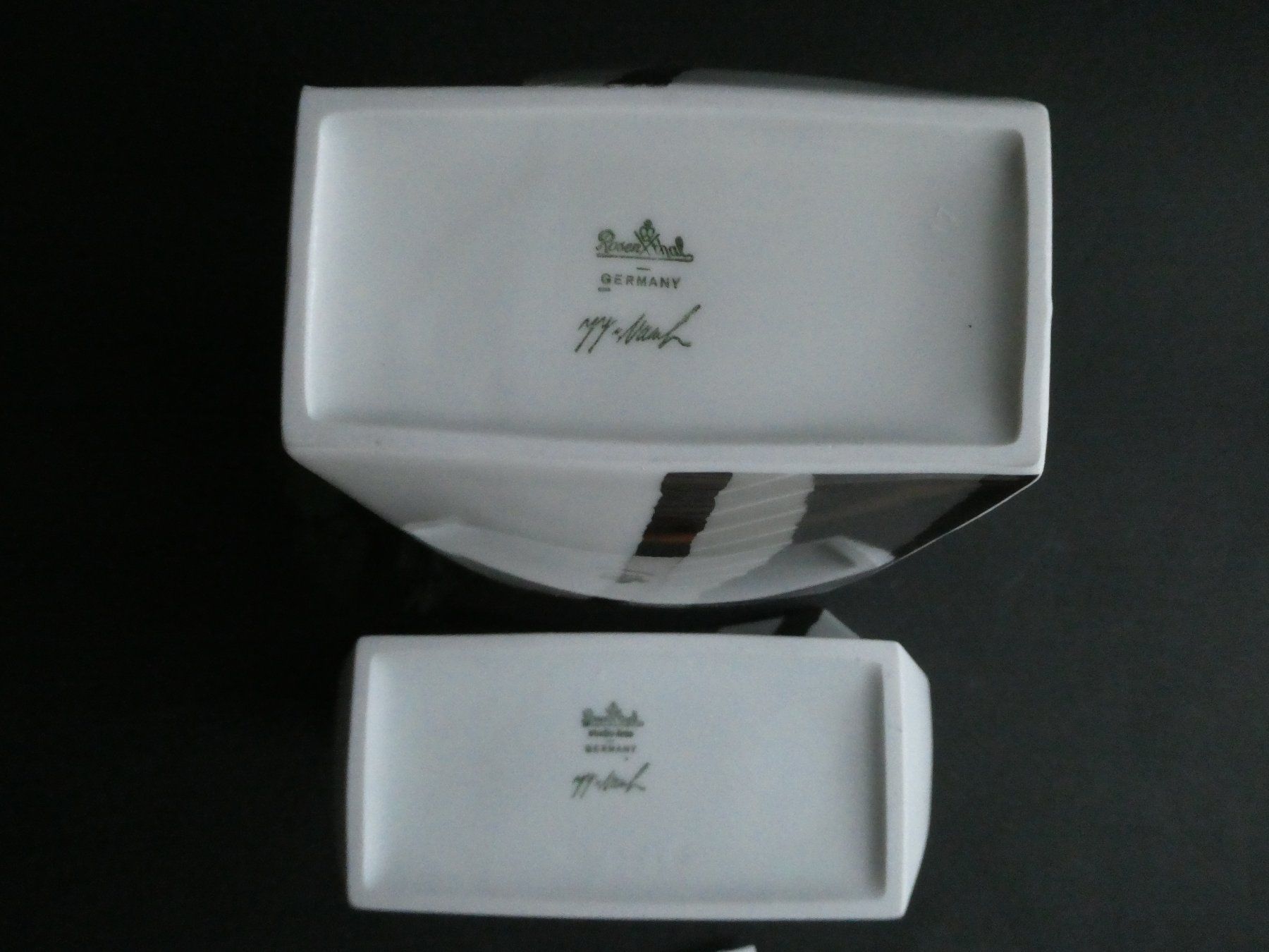 Rosenthal Vasi & Recipienti: 2 Rosenthal Vasen Design von J.V.D. VAART - Studio Line – Nuovo (secondo la descrizione) da Zürich venduto da ursinas-shop 4