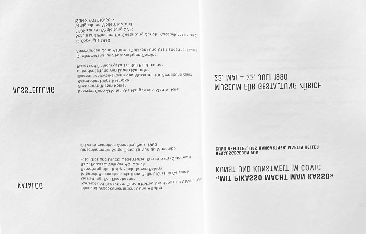 Libri: Mit Pikasso macht man Kasso – Usato da Zuerich venduto da SonderArt-Wertgut 1