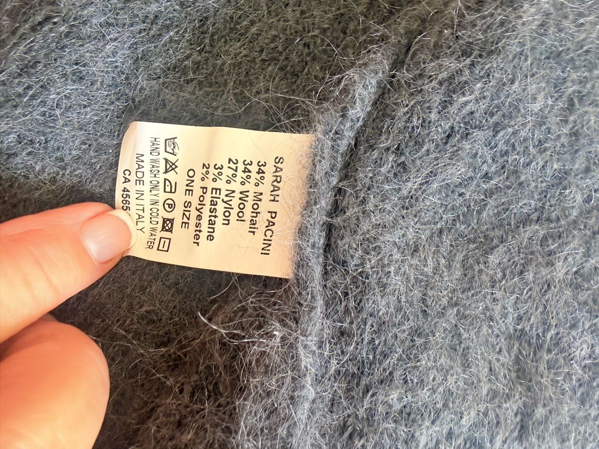 Sarah Pacini Gilets & Westen: Damen Strickweste blaugrau Sarah Pacini  – Gebraucht aus Zollikon von JeannetteEgger 2