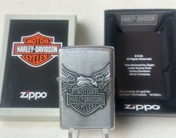 HARLEY-DAVIDSON STREET CHROME ZIPPO "IRON EAGLE" MINT IN BOX