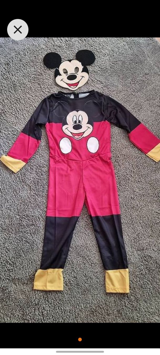 Costumi: MICKEY MOUSE kostüm gr 5-6 neu mit maske – Nuovo (secondo la descrizione) da Buchs AG venduto da Kitten33