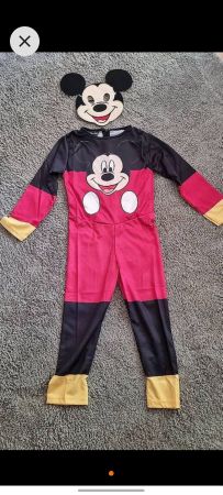 MICKEY MOUSE kostüm gr 5-6 neu mit maske
