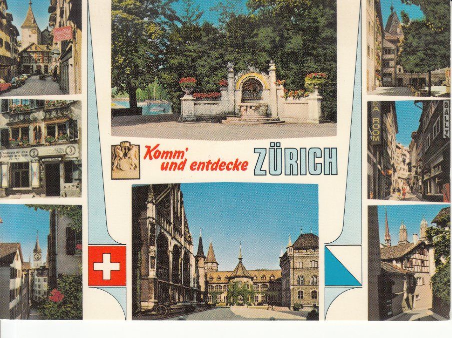Cartoline postali: Zürich ca. 1970 – Usato da Bürglen TG venduto da StampGraf