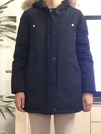 W52 Winterjacke dunkelblau in Gr. L/M