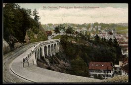 AK St. Gallen, Viadukt der Gottfried-Kellerstrasse