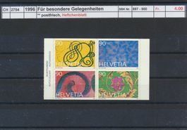1996 "Für besondere Gelegenheiten", Heftchenblatt, **
