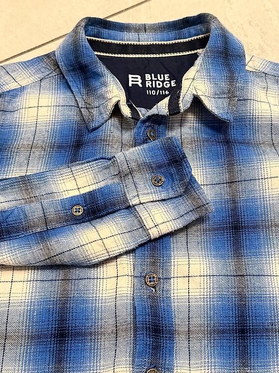 We Camicie, T-shirt & Polo: WE Hemd, Junge, 110-116, neuwertig, blau – Usato da Wilen b. Wil venduto da carpediem25 2