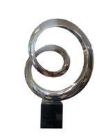 Design Skulptur Edelstahl