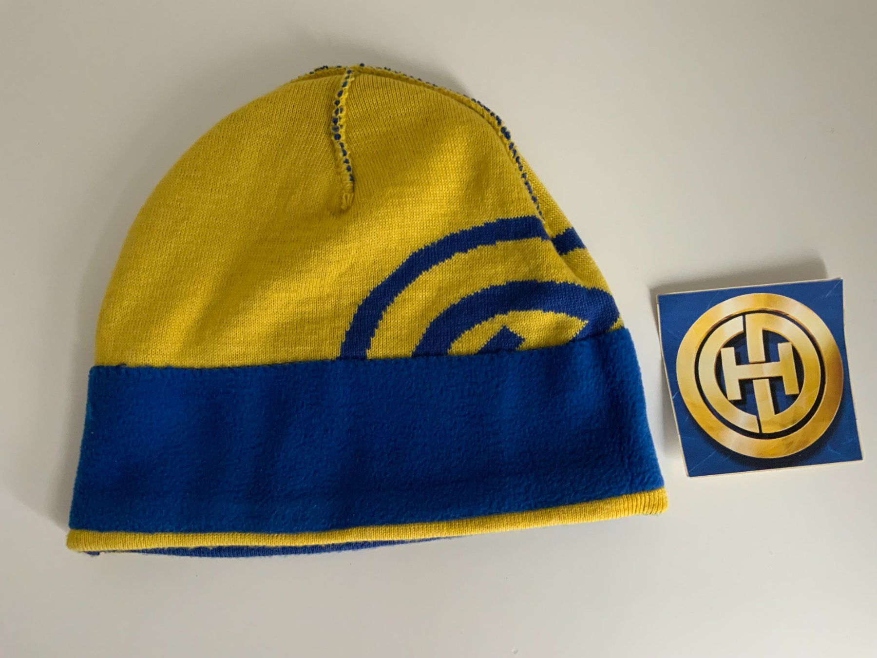 Copricapi, berretti & cappellini: HCD Mütze nostalgisch/vintage mit Kleber – Usato da Luzern venduto da Flocke11 9