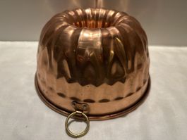Kupfer Gugelhopf Form, Solid Coperp, Vintage, guter Zustand!