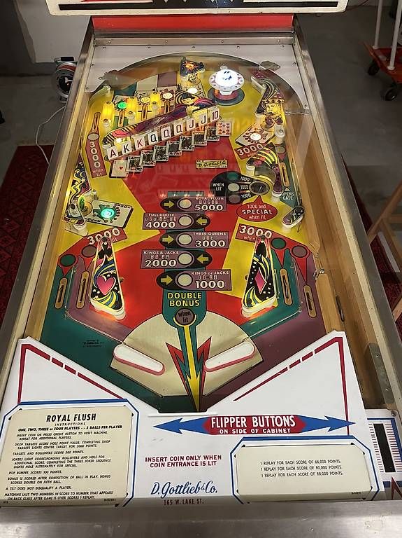 Flipper: Flipperkasten Royal Flush – Usato da Münchenstein venduto da Bergsalamander 1