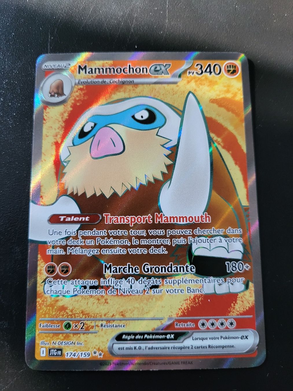 Pokémon Sammelbilder & Trading cards: Mammochon Ex Aventure ensemble FR – Neu (gemäss Beschreibung) aus St-Sulpice VD von cel_ysf7
