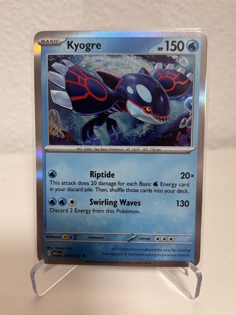Pokémon Carte collezionabili: Pokémon Kyogre 038/182 – Usato da Massagno venduto da Gametrader00