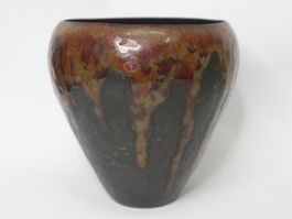 Padreig O Mathuna Vase Email-Kupfer Irland Signiert