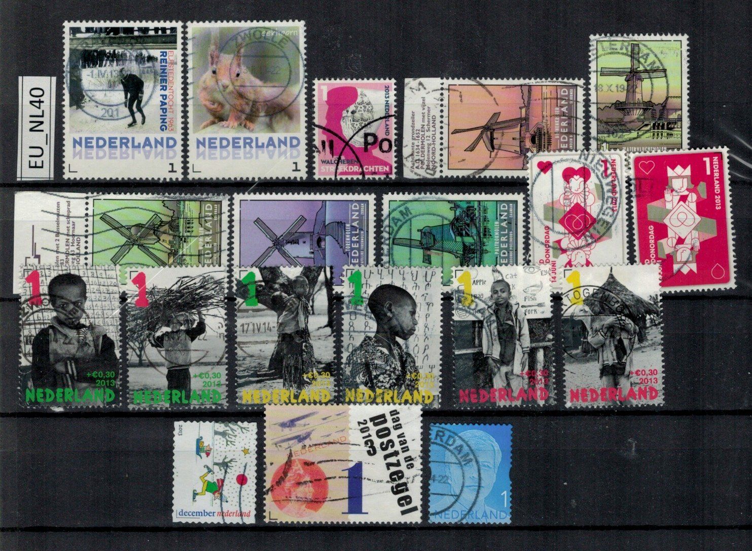 Tutti i francobolli: Niederlande 2013, EU_NL40 – Usato da Erlenbach ZH venduto da panstamps