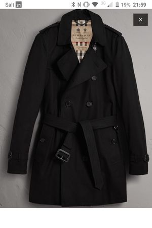 Burberry Trenchcoat Black - Grösse 46