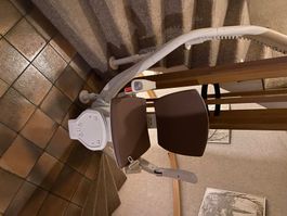 Treppenlift Högg - Wendeltreppe - über zwei Stockwerke