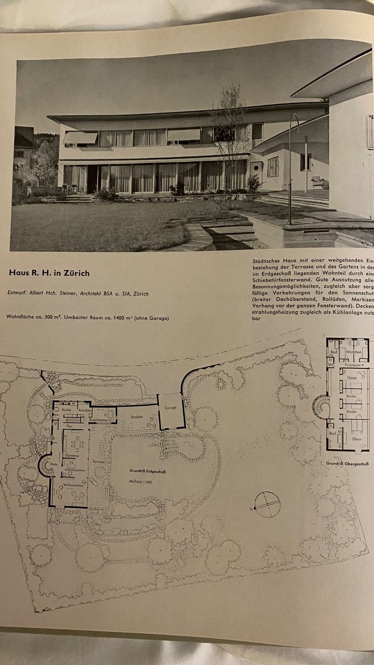 Libri: 92 Einfamilienhäuser Architektur Bertelsmann Verlag 1956 – Usato da Bern venduto da Ensadinado 2