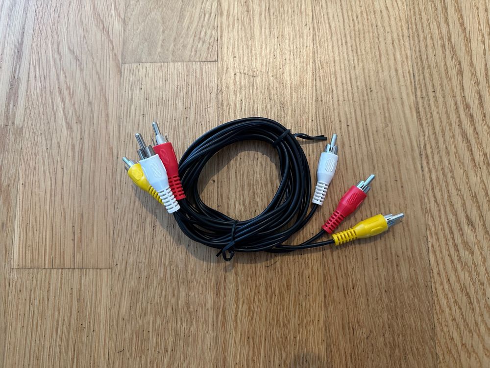 InLine Cinch Kabel Audio Premium 20m - Vergoldete Stecker Für HiFi Anlagen