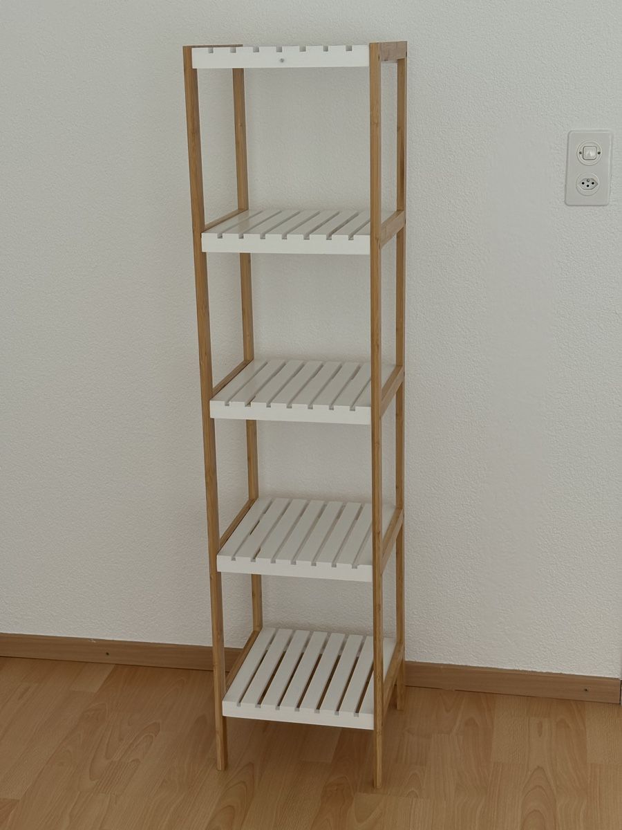 Scaffali: Badezimmerregal Bambus weiss – Usato da Lichtensteig venduto da szi_p7pf