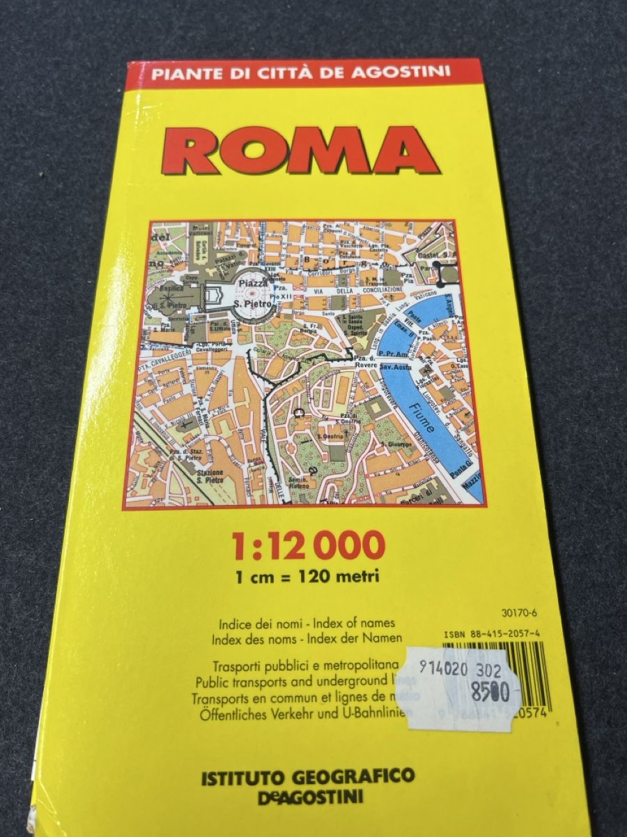 Cartine & Atlanti: ROM - ROMA - STADTPLAN - 1985 - PIANTE DE CITTA – Nuovo (secondo la descrizione) da Oberwil b. Zug venduto da DeineWunderkammer 4
