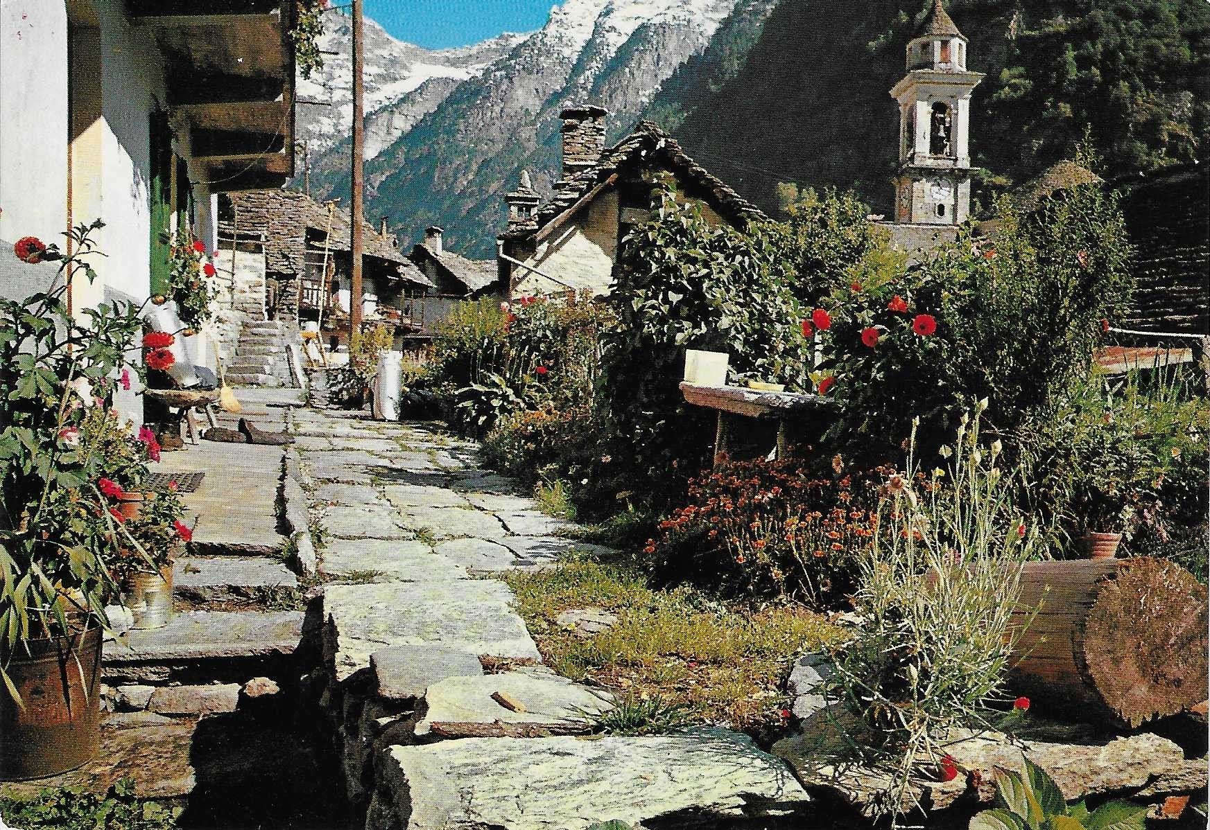 Ansichtskarten: Sonogno (Valle Verzasca) TI – Gebraucht aus Rothrist von Stranglehold