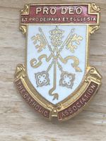 Vintage Katholische Vereinigung Badge Anstecker, Rarität