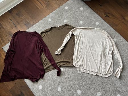 3x dünne Strickpullis Gr. s
