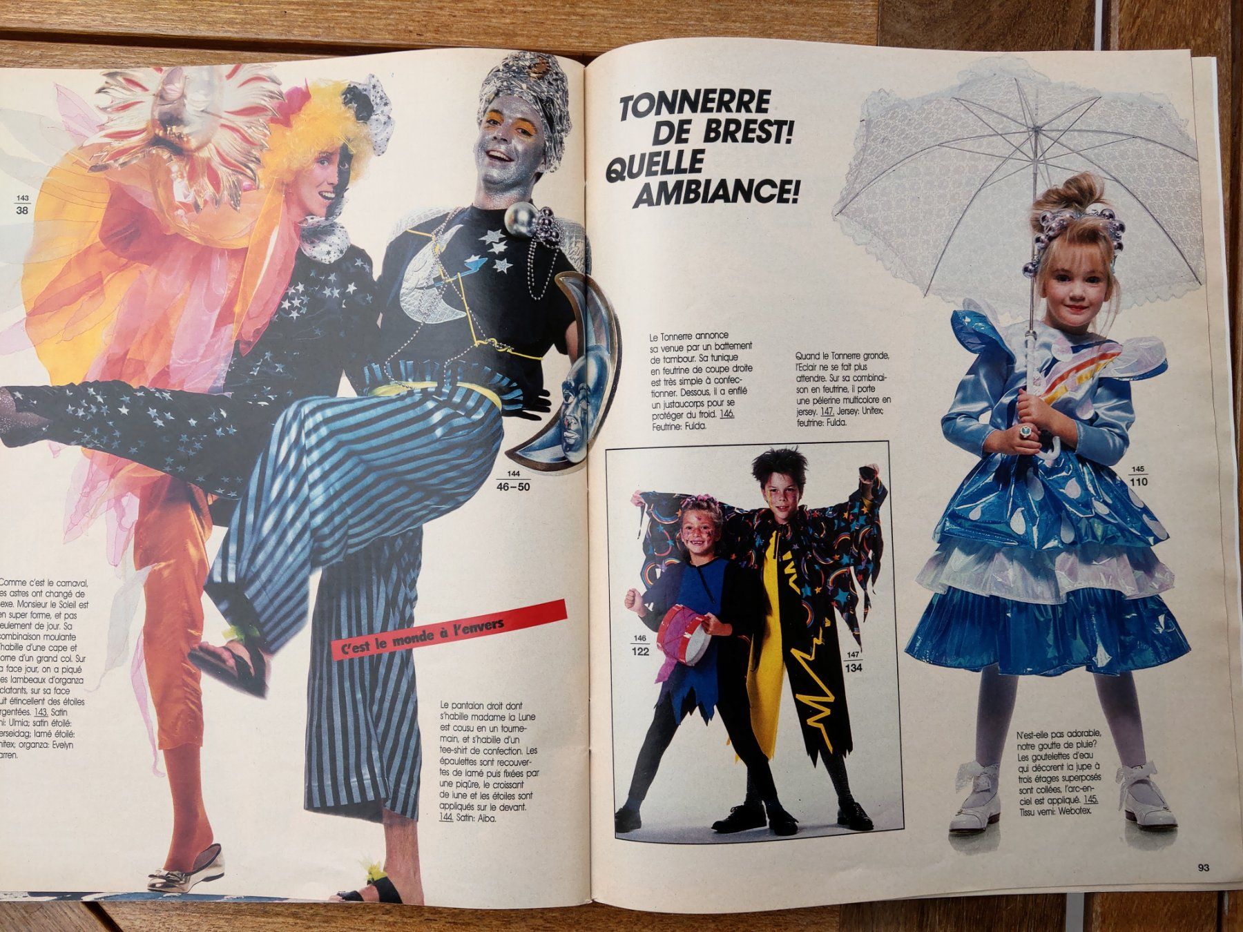 Schnittmuster: Burda 1/89 specia carnaval etc. (38) – Gebraucht aus Lausanne von tal_01 3