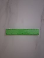Grünes Lineal 15cm - Neu & unbenutzt 📏📐