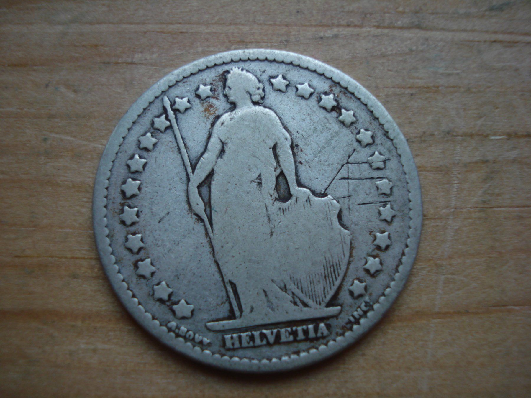 Tutti le monete: (N) 1 Franken 1880 – Usato da Erlach venduto da Net-Coins 1