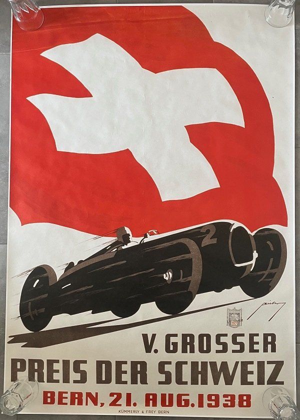 Poster & Bilder: 5 Plakate GP Schweiz – Gebraucht aus Solothurn von F1shop1 1