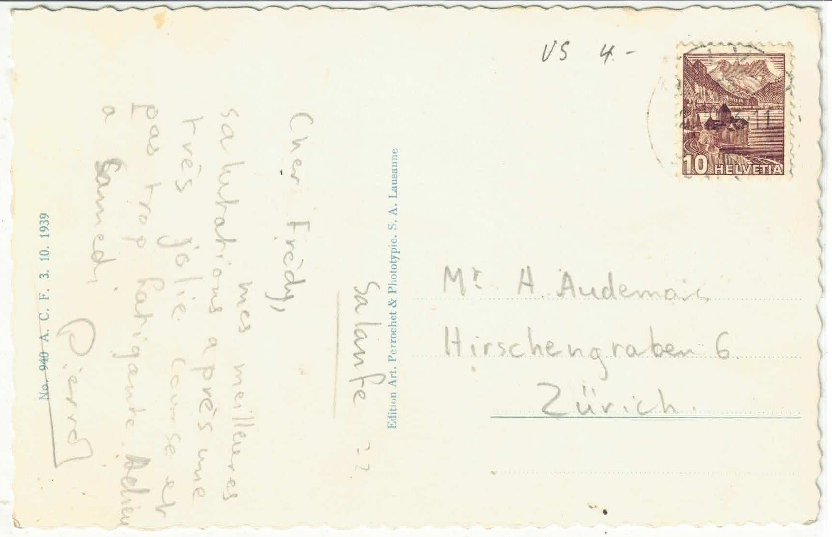 Cartes postales: Salvan et la Dent de Morcles – D'occasion à Ettingen par Kartenplanet 1