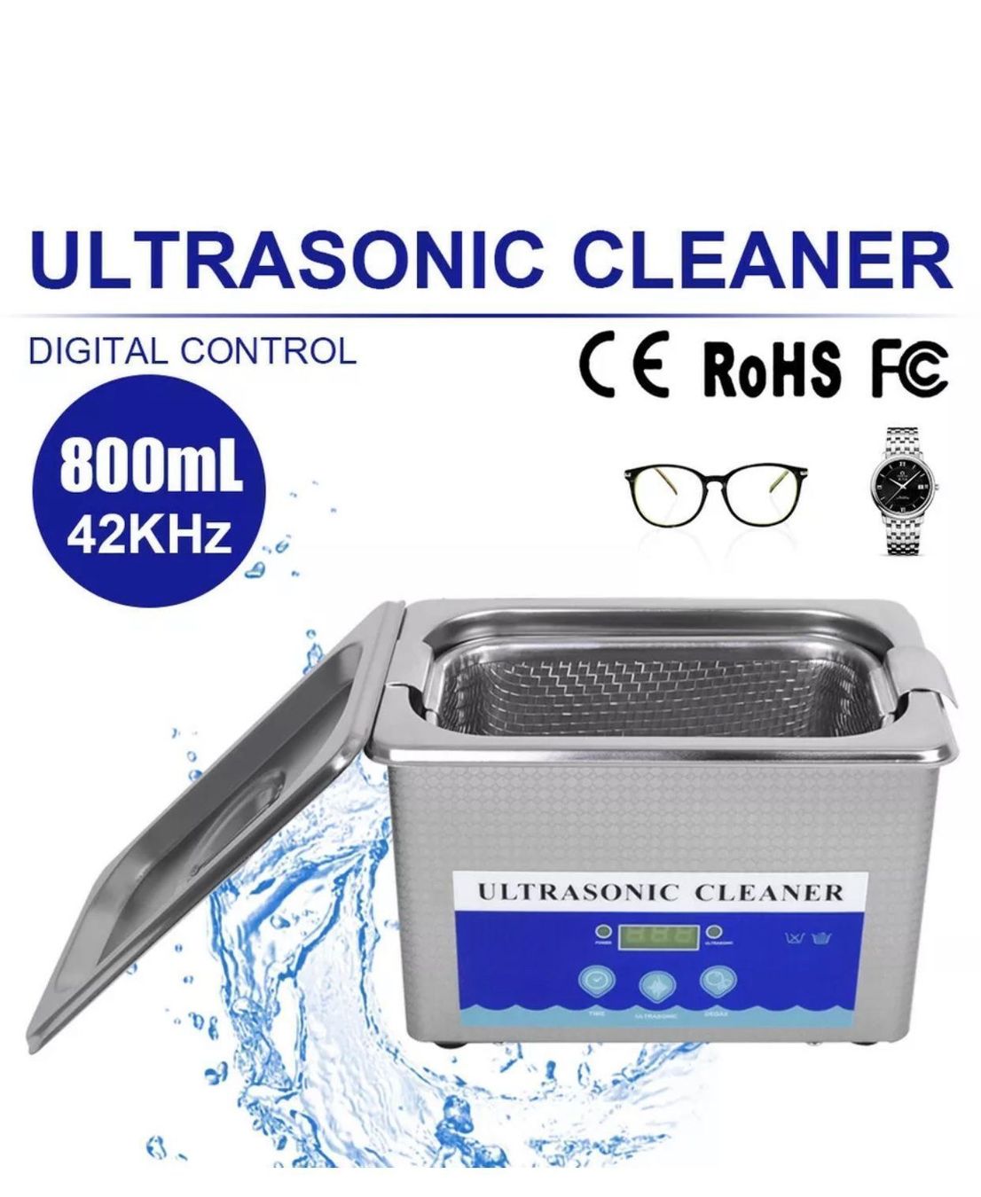 Tutte le macchine: +800ml Digital Ultraschallreiniger Brill – Nuovo e nell'imballaggio originale da Amriswil venduto da JaJa-Express 3