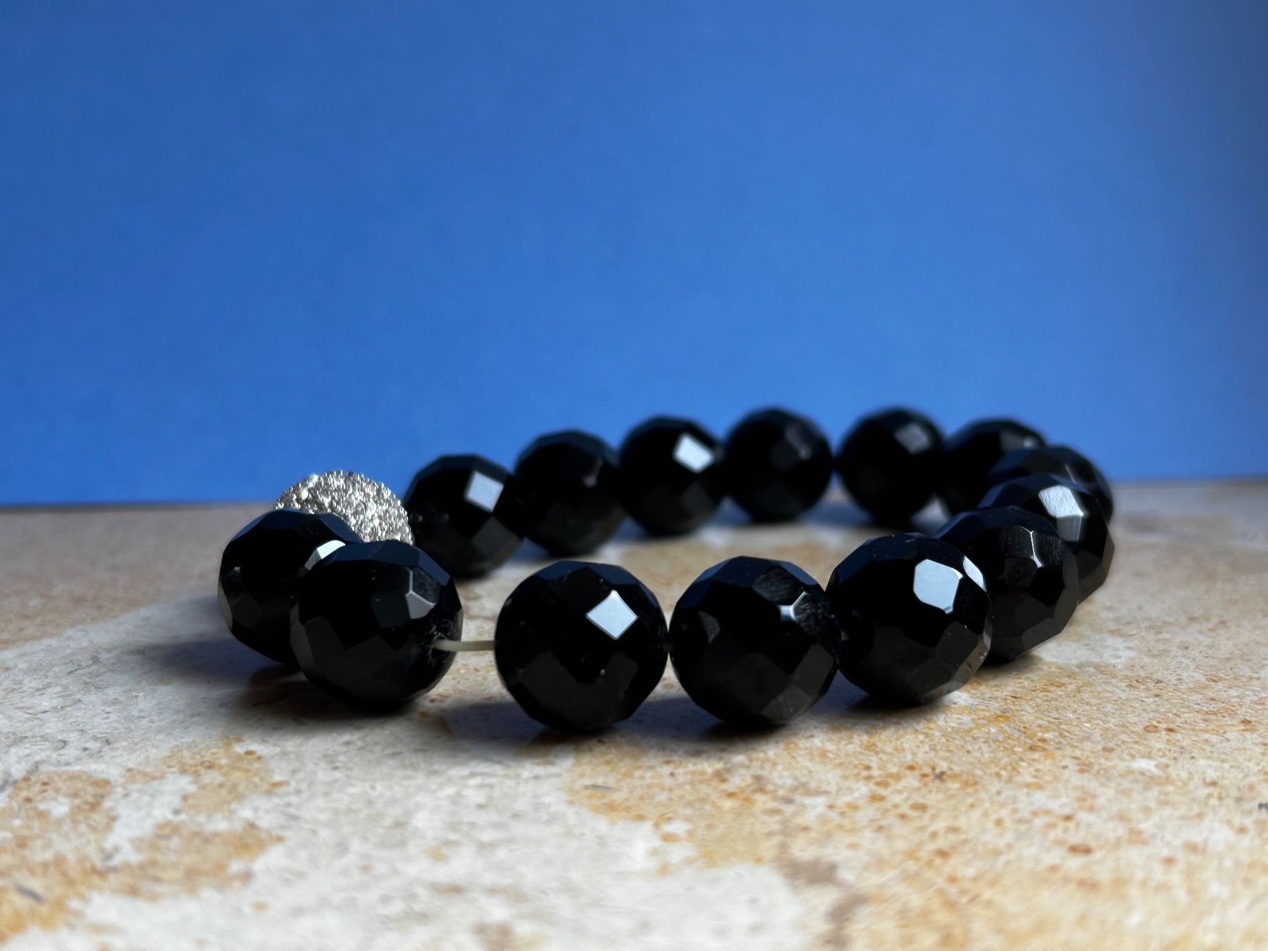 Bracciali & Braccialetti: Onyx Armband mit Glitzerten 20cm – Usato da Dittingen venduto da Bellevista 4
