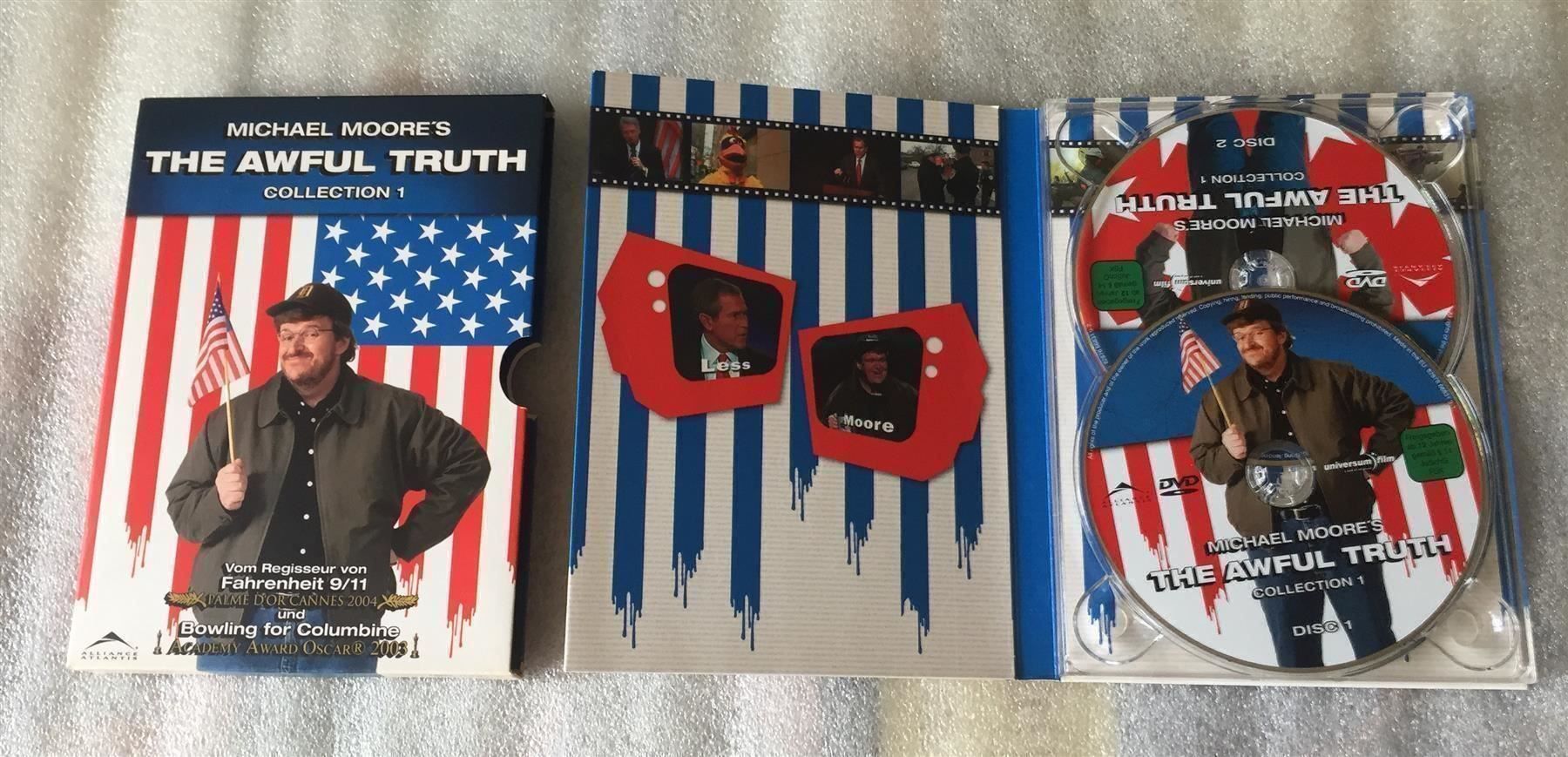 Tutti i DVDs: Michael Moore The Awful Truth 2DVD – Nuovo (secondo la descrizione) da Genève venduto da Cockattoo