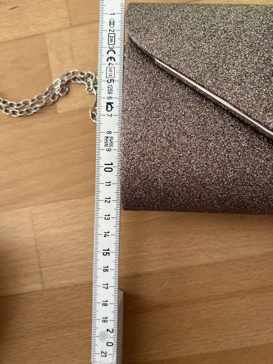 Taschen für Damen: Elegante Glitzer-Clutch – Neu (gemäss Beschreibung) aus Toffen von Vanessa_Germann 3