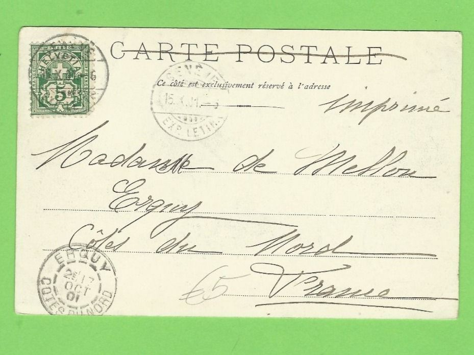 Cartoline postali: Château de Voltaire à Ferney – Usato da Zürich venduto da t24_de 1