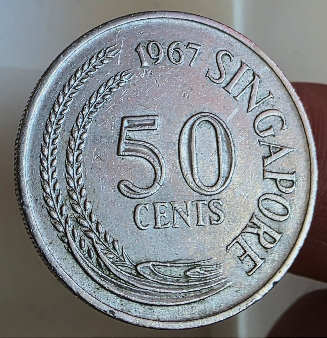 Tutti le monete: SINGAPUR 50 CENTS 1967 – Usato da Winterthur venduto da Creso70 1
