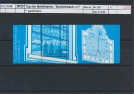 2023 Tag der Briefmarke, "Eschenbach LU" - Block, **