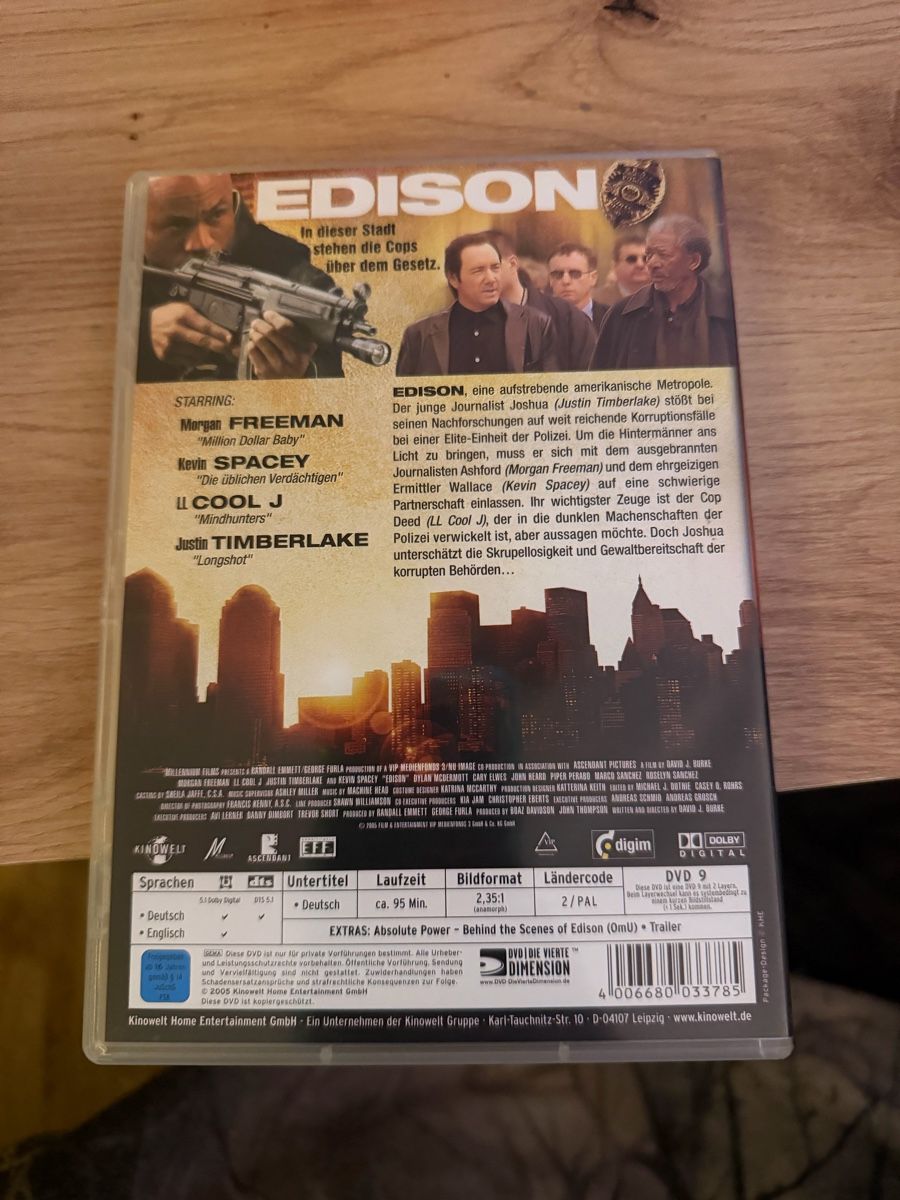 Tous les DVDs: Edison – D'occasion à Wynau par rem_5tpw 1
