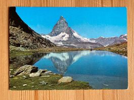 Riffelsee mit Matterhorn - AK