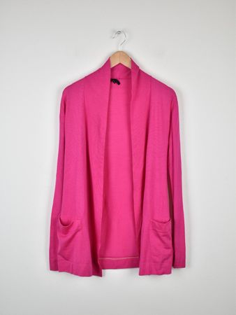 Escada Cardigan Gr.S, pink, Wolle & Seide