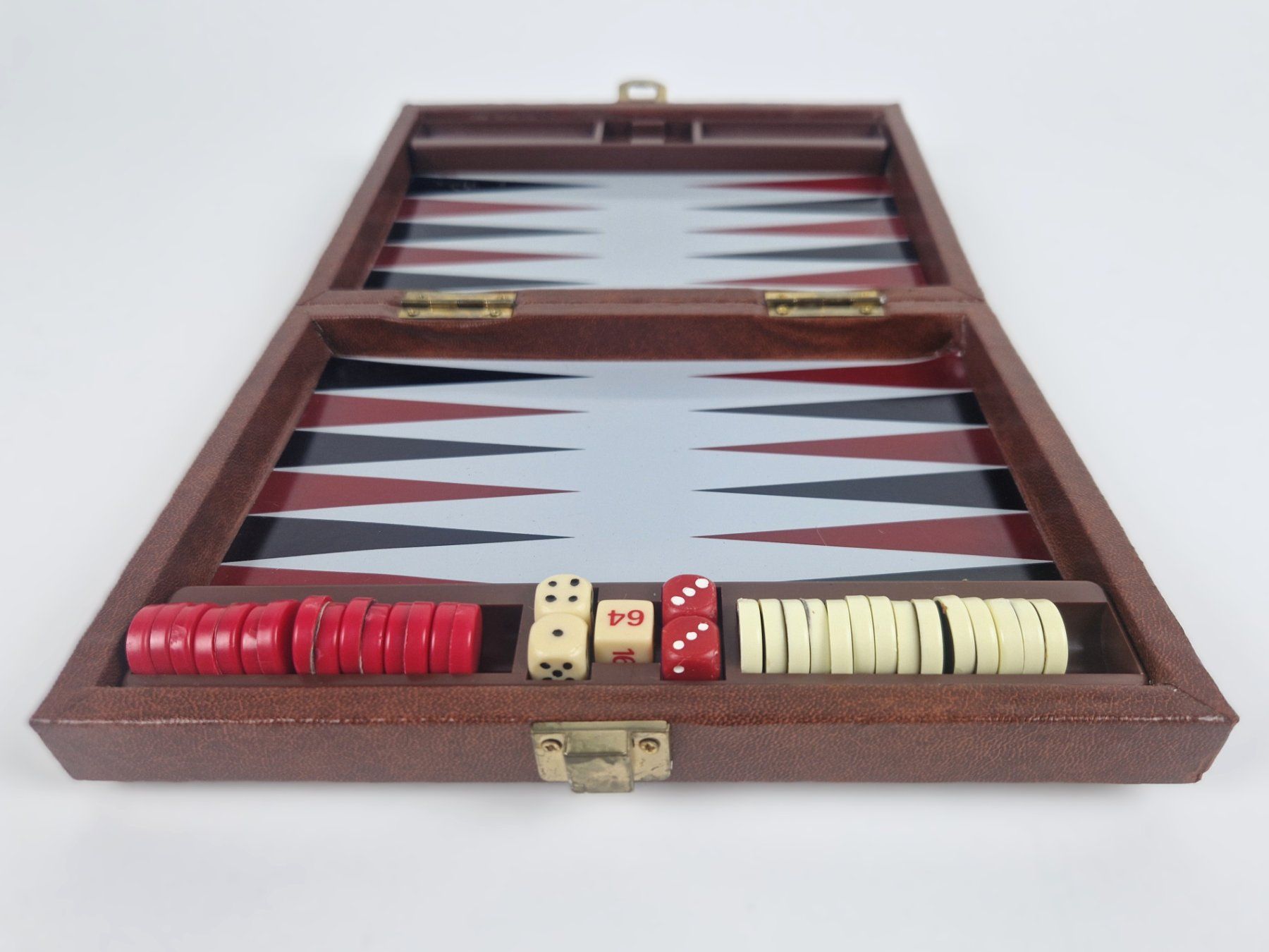 Giochi: Backgammon Koffer 90er, Visa Center der SBV später UBS – Usato da Basel venduto da Restwert_Basel