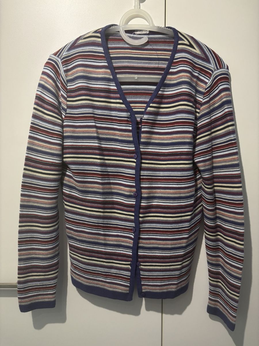 Jacken: Gestreifte Strickjacke, Gr. M – Gebraucht aus Baden von peace_bluemli