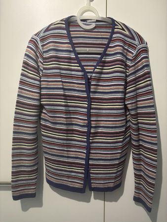 Gestreifte Strickjacke, Gr. M