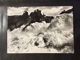 Carte postale ancienne Chutes du Rhin Schloss Laufen