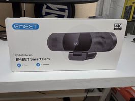 EMEET SmartCam 4K UHD Webcam mit Mikrofon und Lautsprecher